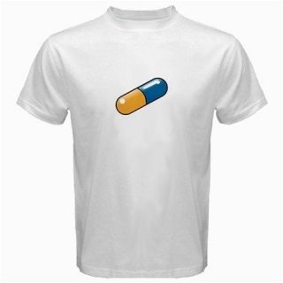 Pill Party Rave Dj Disco Funky House Novelty Funny Humour White T 