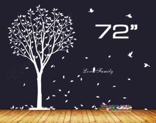tree wall decal white in Decals, Stickers & Vinyl Art