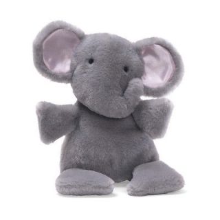 NWT Gund Trunkette 10.5 Small Plush Elephant Toy With Pink Ears