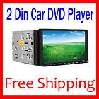   Double Din Car CD DVD Player Radio In Dash Steering Wheel Touch Screen