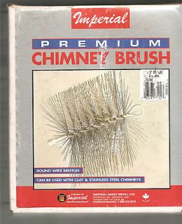   Premium Chimney Brush   8x8   New in box   Round wire brushes   Great