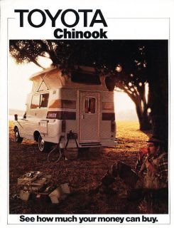 1975 Toyota Chinook Camper Truck Deluxe Sales Brochure