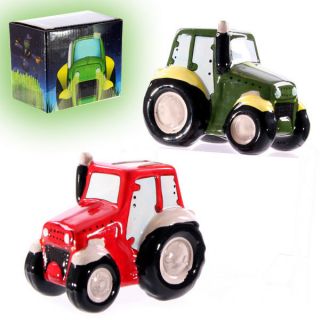   Novelty Tractor Money Box/Piggy bank Boys Birthday Present/Gift Boxed