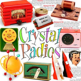 TOY CRYSTAL RADIOS Volume ONE    terrific FULL COLOR book of vintage 