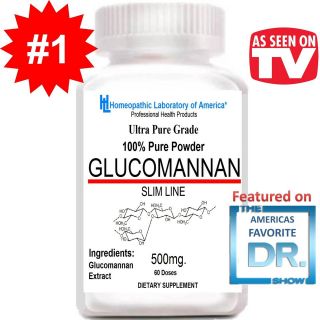 Dr.Recommend GLUCOMANNAN PURE POWDER 500 mg 100% Advanced Weight 