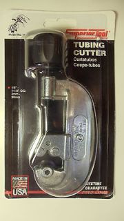 NEW SUPERIOR TOOL 1/8   1 1/8 COPPER TUBING PIPE CUTTER