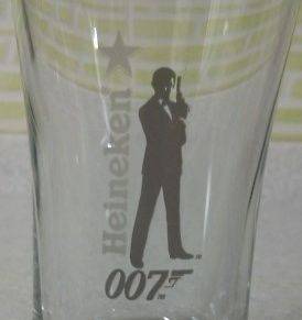 Heineken 007 Skyfall Beer Glass Korean Limited Edition James Bond 50th 