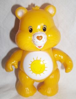 Carebear Funshine Bear Figure Cake Topper Toy Poseable Yellow Sun 