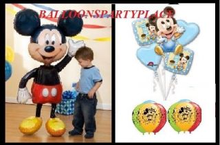 MICKEY MOUSE AIRWALKER 1ST balloons Disney party supplies 1ST BIRTHDAY 