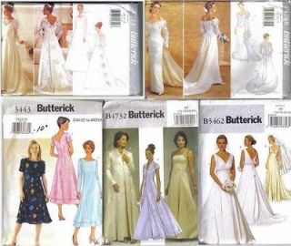   Misses Formal Dress Sewing Pattern Prom Party Evening Plus Size
