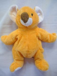TY PLUFFIES Pookie Orange Koala Bear Stuffed Plush Animal