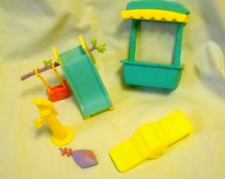 Winnie The Pooh Play Set. Playground Equipment   Slide, Pump, Teeter 