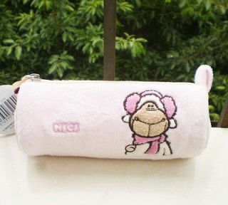 Newly listed NICI Pink Headset Sheep Cosmetic / PenBag 