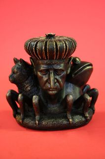 BAEL, BAAL Statue   Goetia, Goetic Demon, Faux Bronze