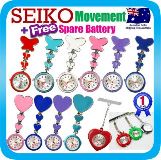   POCKET WATCH QUARTZ FOR POUCH BAG+F​REE SPARE BATTERY *1 yr wty