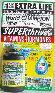 Superthrive Plant Vitamins Hormones 2 oz All Organic