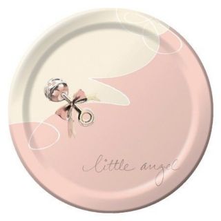 Little Angel 6 3/4 plates Great For a Girl Baby Shower