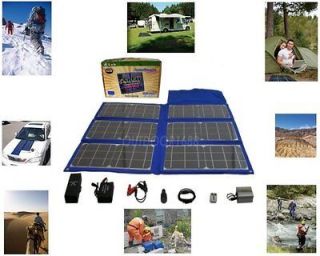   Solar camping, hiking, Laptop kit, 42W portable solar & 96W battery