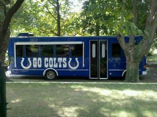 Indianapolis Colts Tailgating Party Bus