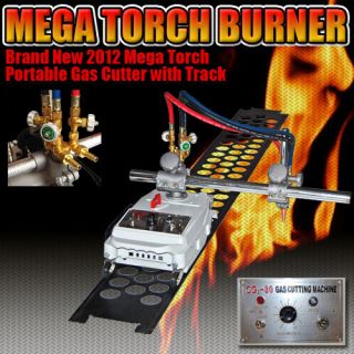 Brand New 2012 Mega Torch Portable CG1 30 Gas Cutter BURNER with Track