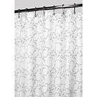 Watershed Victorian Lace Shower Curtain in White / Silver VLAC40 