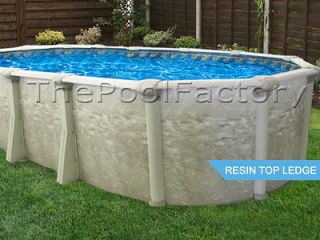 15x24x52 Oval Above Ground Swimming Pool DELUXE Accessory Package 