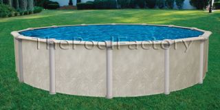 24x52 Round Above Ground Swimming Pool ULTIMATE ACCESSORY PACKAGE 40 
