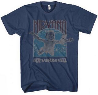 NIRVANA NEVERMIND BUBBLE T shirt Kurt Cobain Dave Grohl Tee Adult S,M 