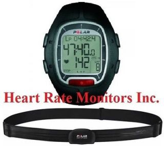New POLAR RS100 BLACK Heart Rate Monitor Watch Fitness Review Exercise 