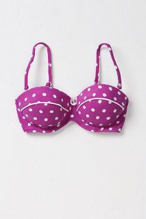   Duffy Bikini Top Sizes 4, 6, 8, Seafolly, Purple, Polka Dot