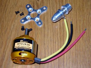 MTO2826 1000kv 2 3s Lipo Outrunner Motor with Mount,Screws and Prop 