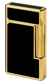 Davidoff Prestige Lighter China Lacquer Gilded with Davidoff Leather 