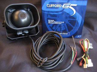 Clifford G5 G4 Car Alarm Self Powered Battery Back Up Siren Concept 