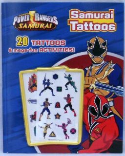 Power Rangers   Samurai Tattoo Book