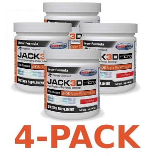 PACK USP LABS JACK3D MICRO PRE WORKOUT 40 SERVINGS JACKED JACK 3D 