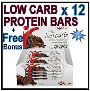 Fast Weight Loss BodyTrim Protein Bars Bodylicious Low Carb Slimming 