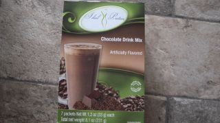   BOX IDEAL PROTEIN CHOCOLATE DRINK MIX 7 PACKETS 18G PROTEIN PER PACKET