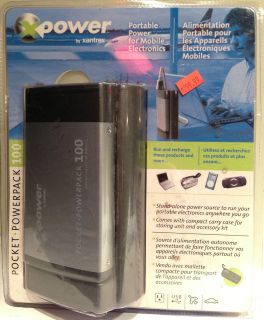   Xpower Pocket Powerpack 100 Portable Power Mobile iPhone USB NIB New