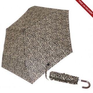 Free PnP) Ladies Animal Print Small Supermini Umbrella