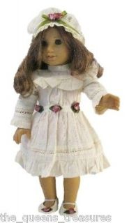 NEW DOLL CLOTHES FOR 18 AMERICAN GIRL, 1900s Style Party Dress 