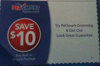  Coupons $10 OFF Each for Grooming lot #12