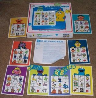 Sesame Street Talking Bingo Game 1992 Golden Complete