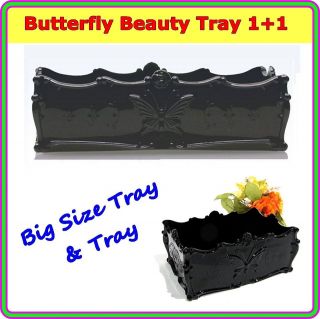 Large & Small Butterfly Jewelry Cosmetic MakeUp Perfum Organizer 