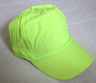 YELLOW FRESH PRINCE HAT 80s snapback Fluorescent NEW