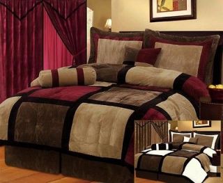 Bedding burgundy comforters