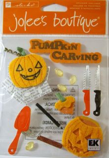 NEW 13 PC PUMPKIN CARVING Halloween Jack OLantern Tools Seeds JOLEES 