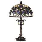  TIFFANY STYLE LAVENDER LILY TABLE LAMP LIGHT LAMPS LIGHTING NEW