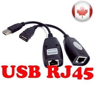 USB RJ45 CAT5 CAT6 ETHERNET EXTENDER EXTENSION REPEATER ADAPTER UP TO 