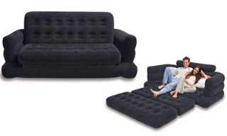 INTEX Inflatable Pull Out Sofa & Queen Bed Mattress Sleeper  68566E
