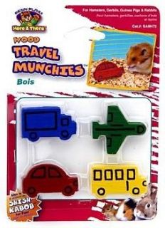 Penn Plax SAM Hamster Wood Travel Chew Toy Munchies SAM472